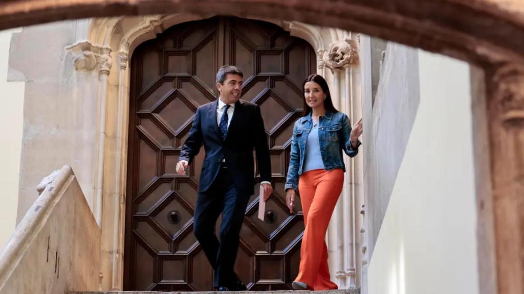 El presidente Mazón y la consellera Merino en una imagen de archivo