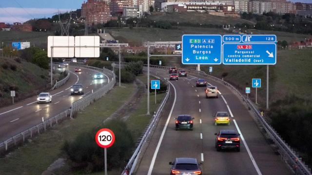 Retenciones en la A-62 a su paso por Valladolid