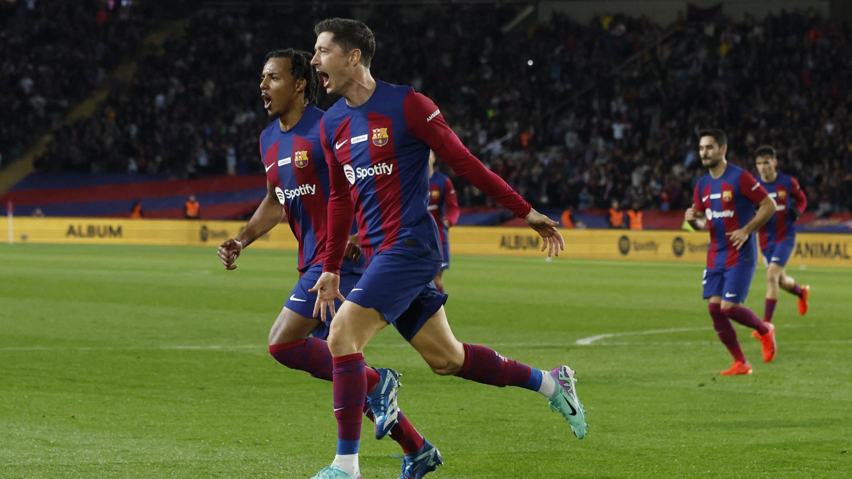 Lewandowski celebra el 1-1