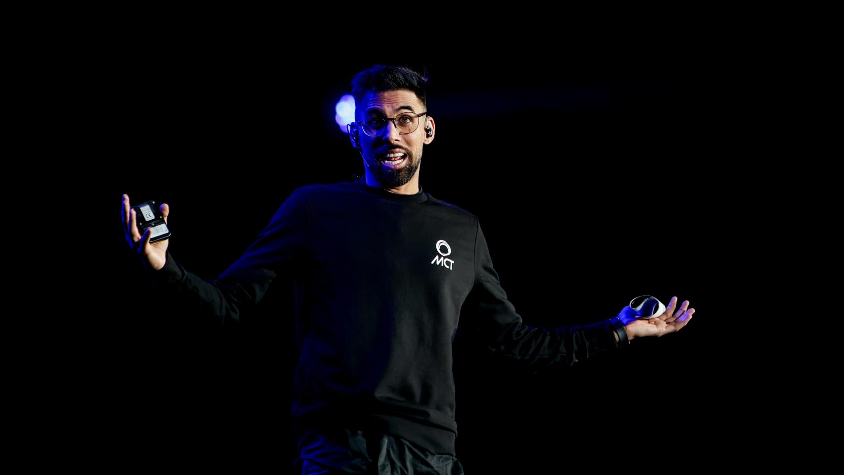 Mani Thawani en la presentación de su 'criptofestival' en 2022.