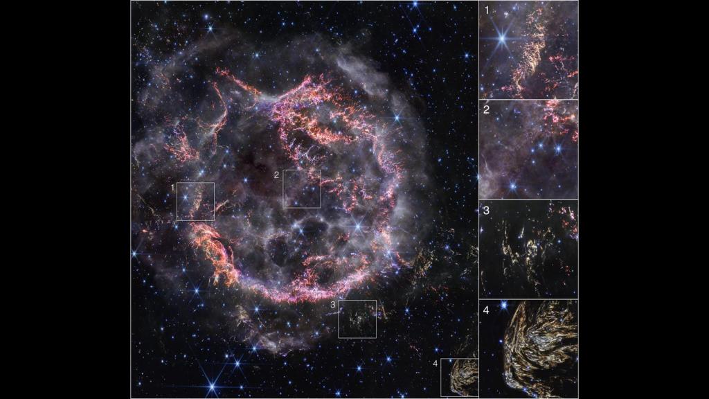 Algunos de los aspectos más interesantes de la imagen tomada por el Webb.