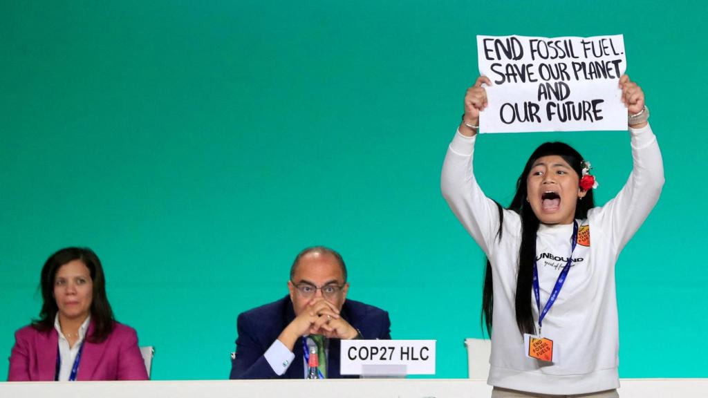 El presidente de la COP28, Sultan Al-Jaber, durante el penúltimo día de la cumbre.