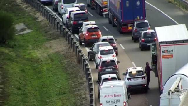 Retenciones en la A-6, Valladolid