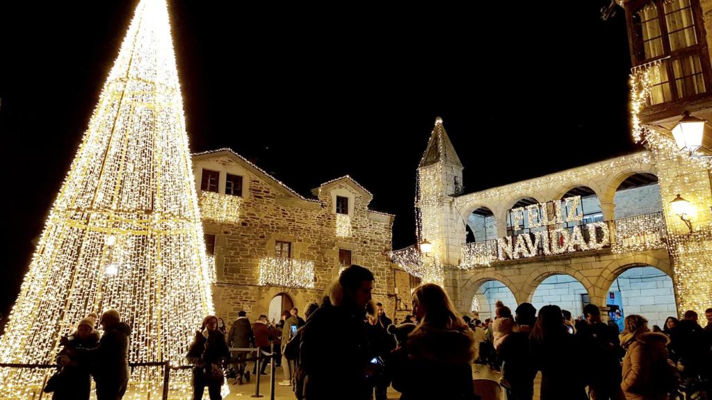Luces de Navidad en Puebla de Sanabria