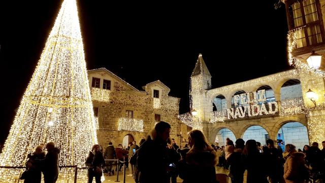 Luces de Navidad en Puebla de Sanabria
