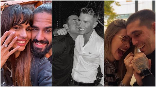 Sara Sálamo e Isco Alarcó, Antonio Rossi y Hugo Fuertes y Ana Guerra junto a Víctor Elías.