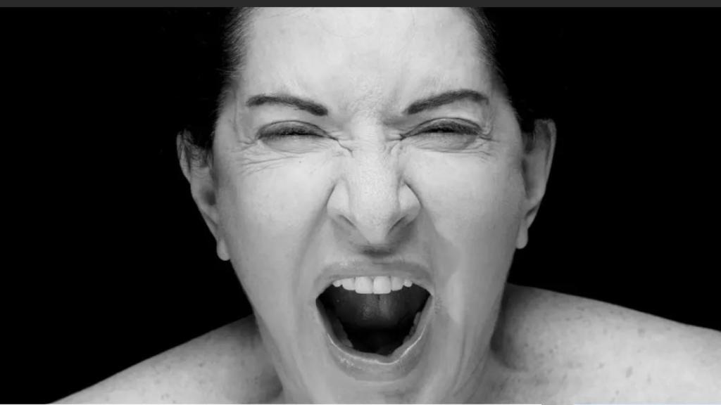 'Four Crosses: The Evil (positive)'. © Marina Abramovic
