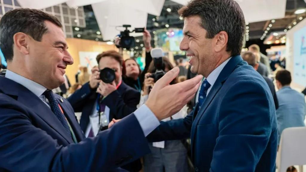 Juanma Moreno y Carlos Mazón, en una imagen de archivo.