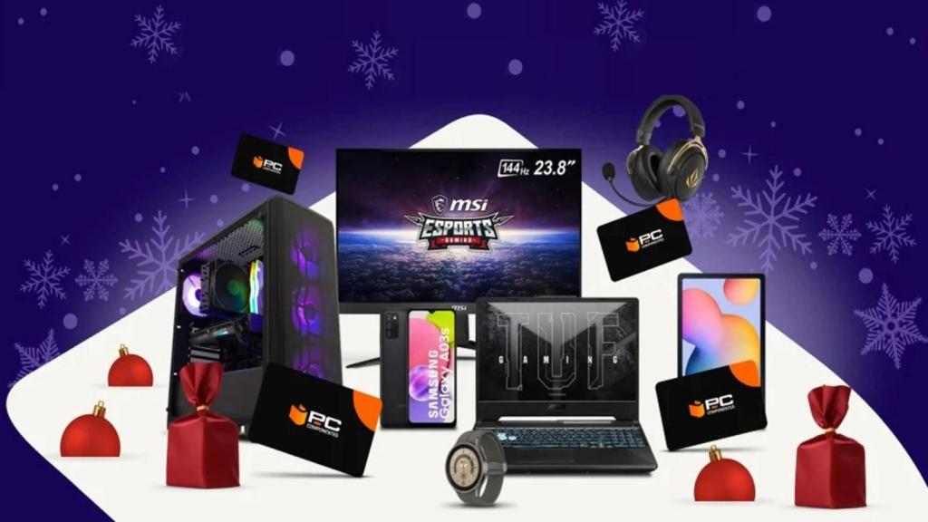 ¡Estas navidades regala tecnología con PcComponentes!: 4 productos con hasta un 30% de descuento