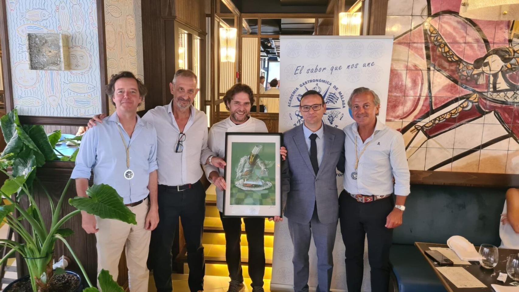 Reconocimiento a Promesa como el mejor restaurante del año en Málaga.