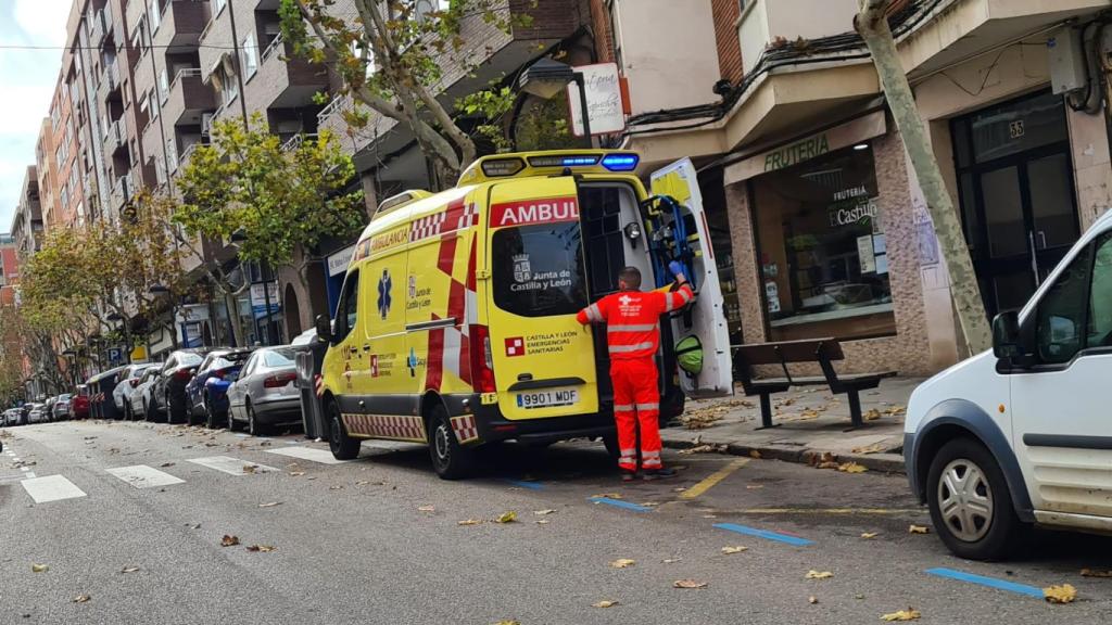 Foto de archivo de una ambulancia del Sacyl