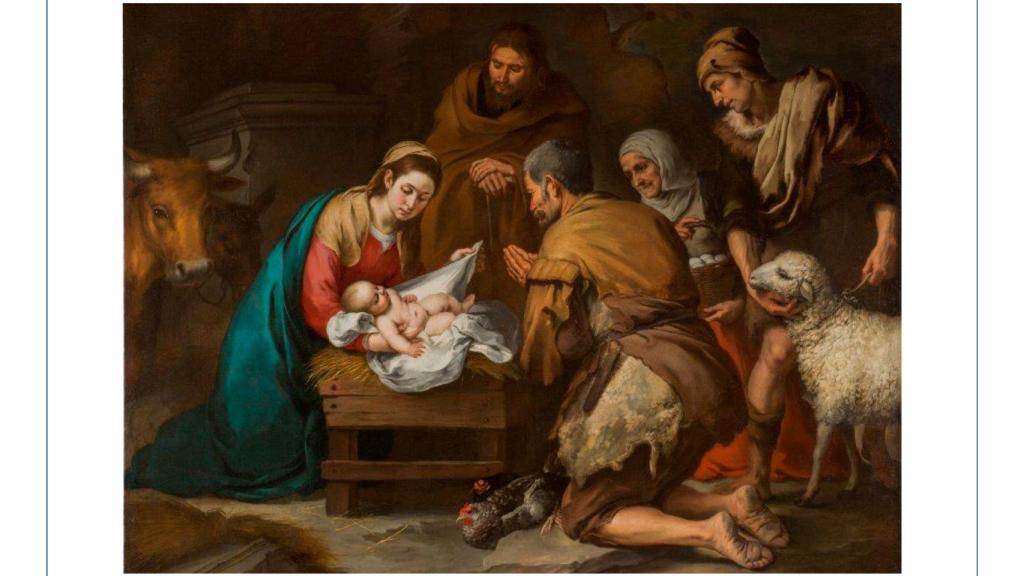La Adoración de los Pastores de Bartolomé Esteban Murillo.