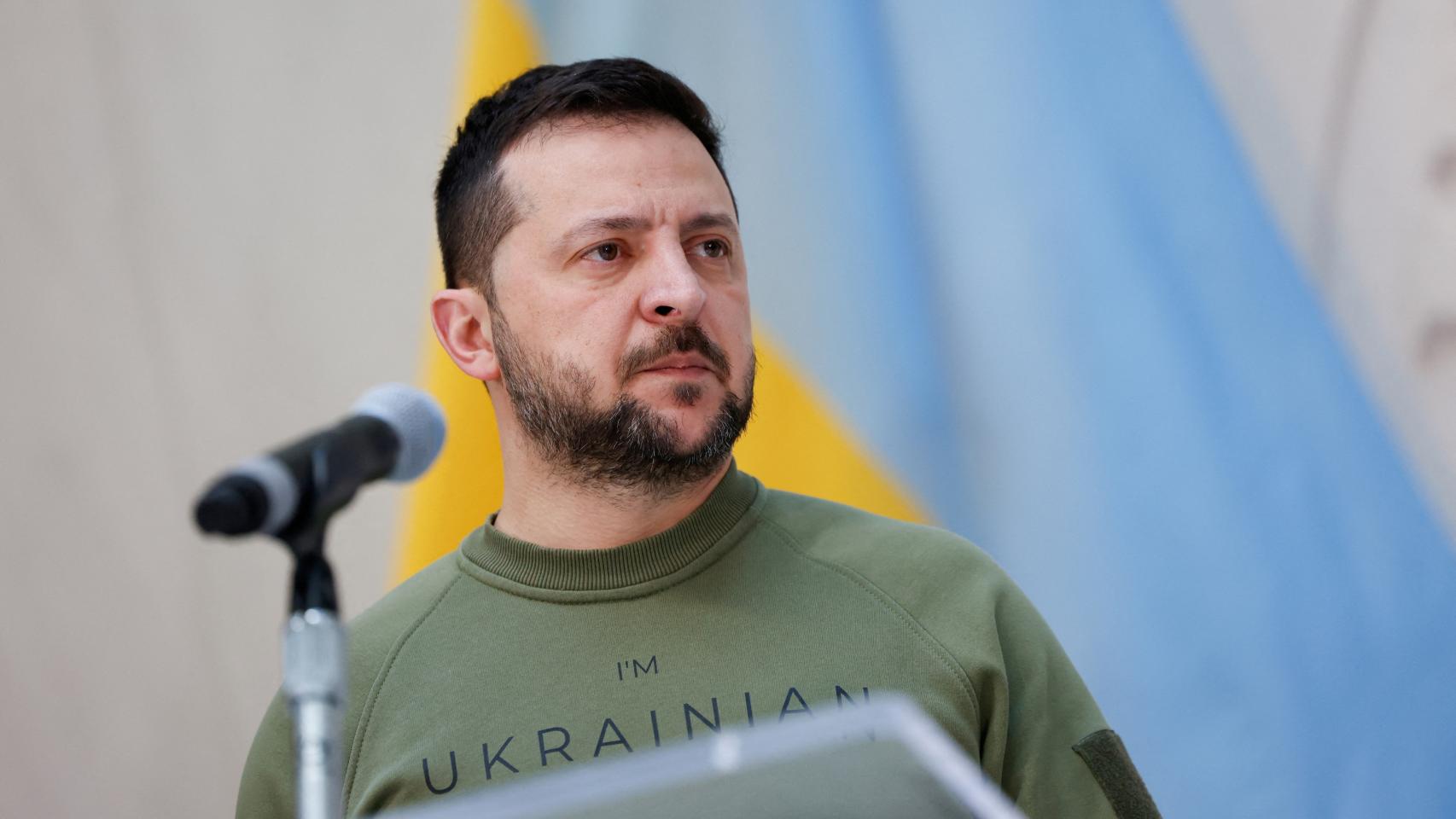 Volodímir Zelenski durante su visita a Washington en diciembre de 2023.