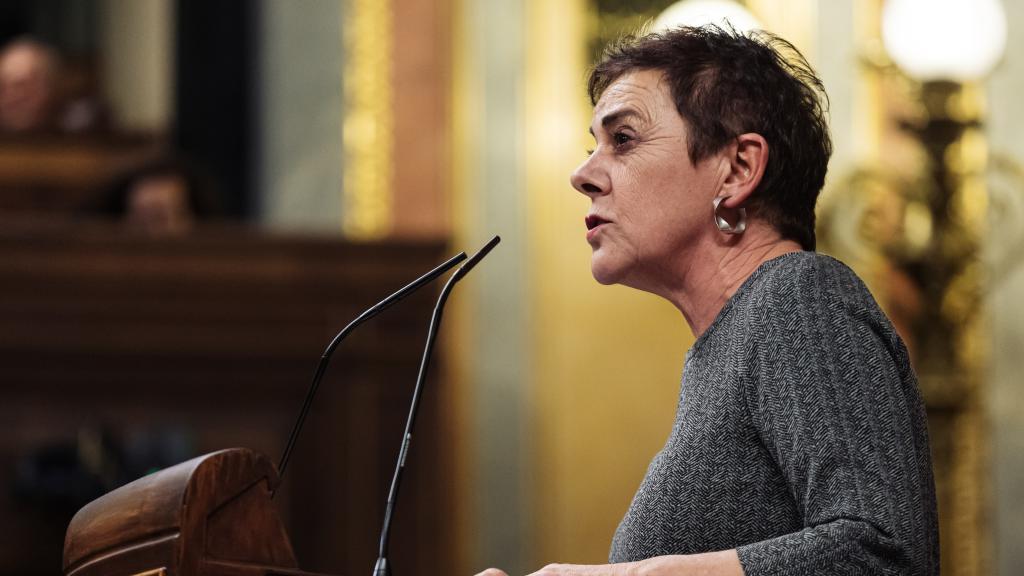 La portavoz de Bildu, Mertxe Aizpurua, habla sobre las comisiones de investigación