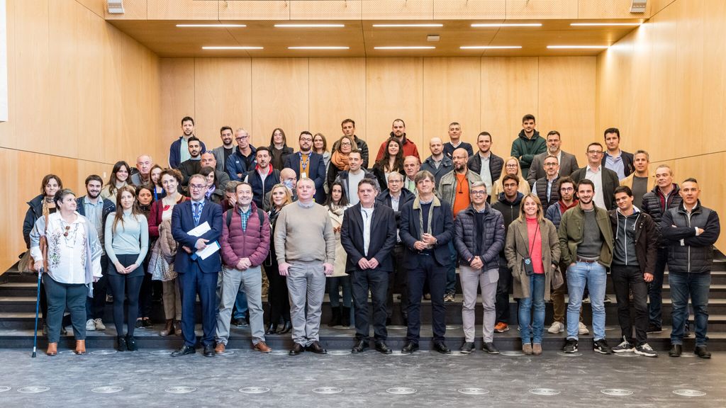 Directivos de empresas del ecosistema PCA en las instalaciones del nuevo edificio Parque Científico de Alicante.