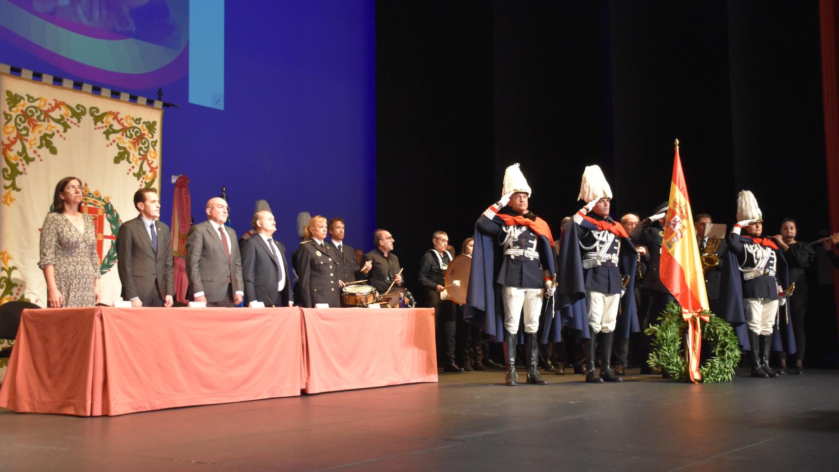 Acto con motivo de la celebración del Día de la Policía Municipal de Valladolid