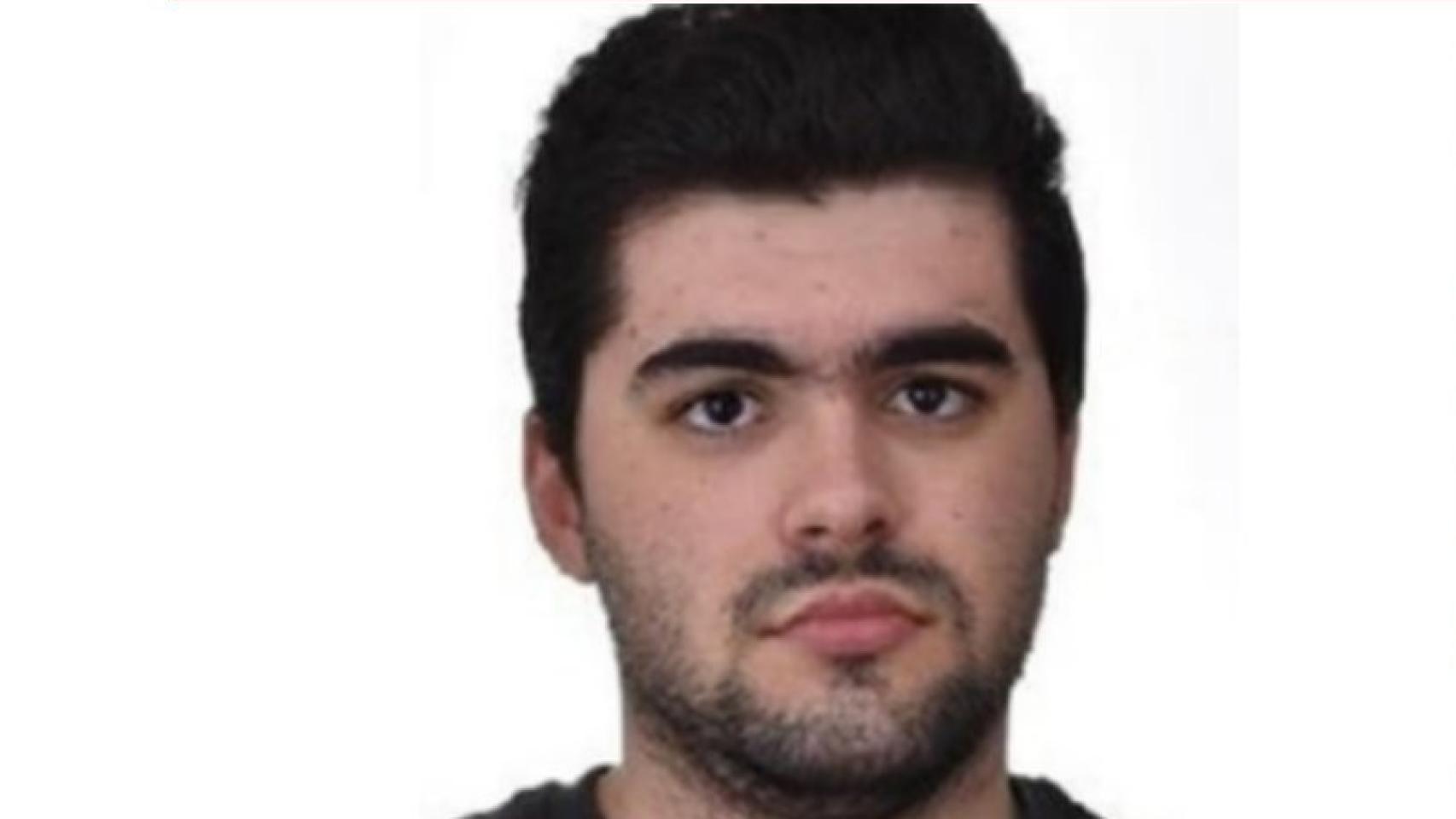 El joven Raúl Tierno, desaparecido en Soria.
