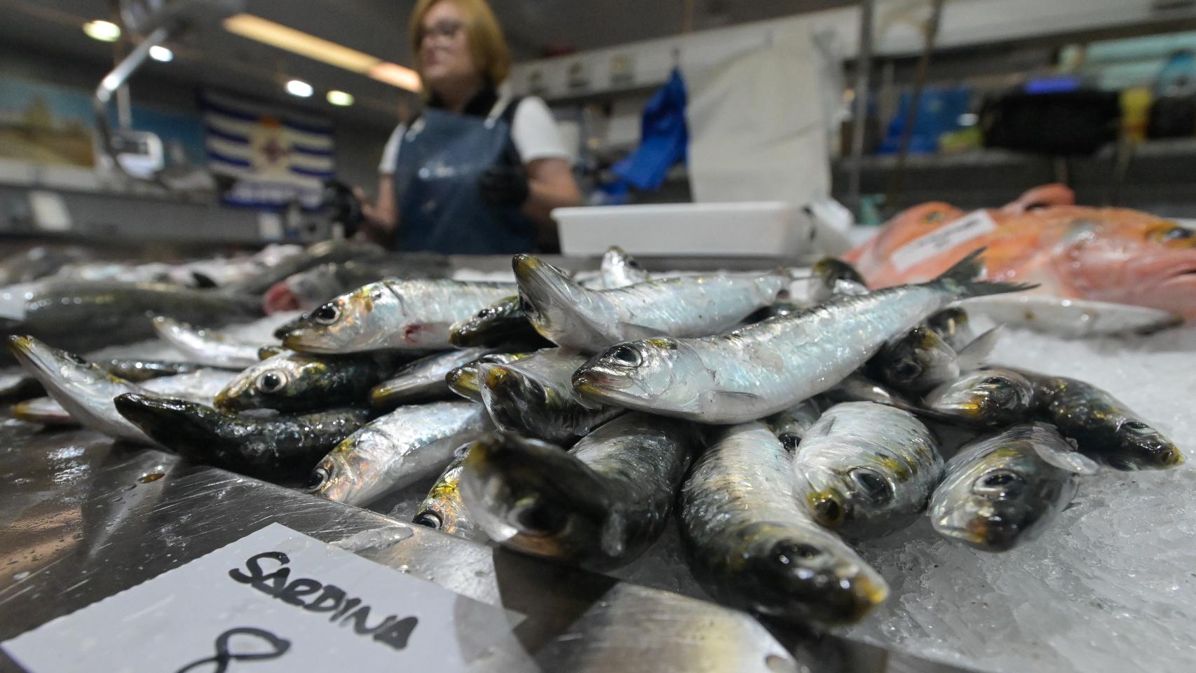 Pescadería en A Coruña.