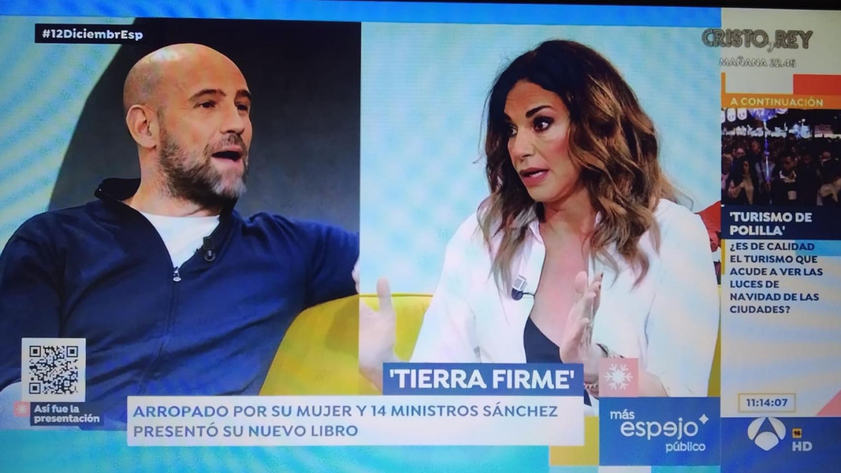 Rifirrafe entre Mariló Montero y Gonzalo Miró en 'Espejo Público': Siempre acabamos hablando de ETA