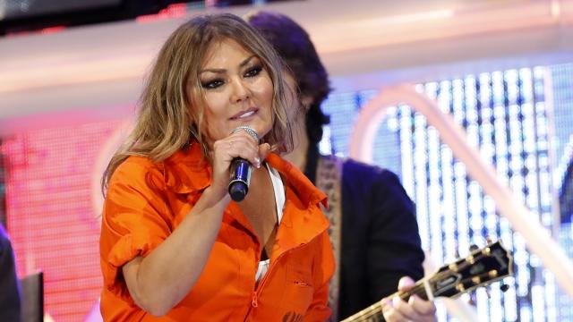 Amaia Montero durante un recital en Tenerife, en marzo de 2018.