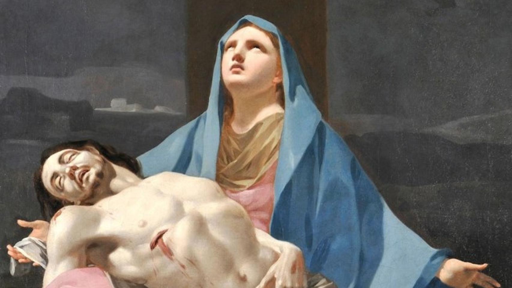 Francisco de Goya: detalle de 'La Piedad' (1772-1774), obra adquirida por el Ministerio de Cultura por 1,5 millones de euros.