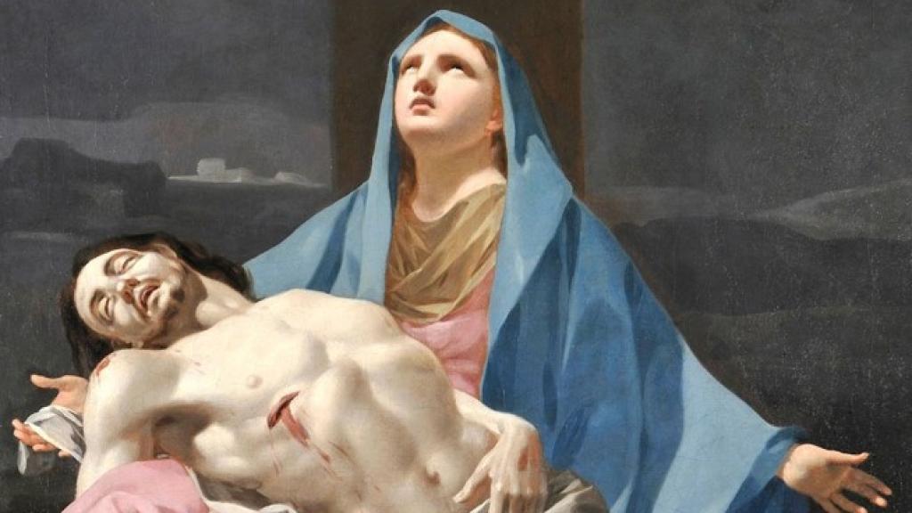 Francisco de Goya: detalle de 'La Piedad' (1772-1774), obra adquirida por el Ministerio de Cultura por 1,5 millones de euros.