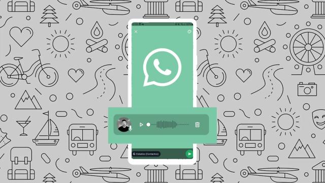 Montaje de un móvil con los estados de Whatsapp