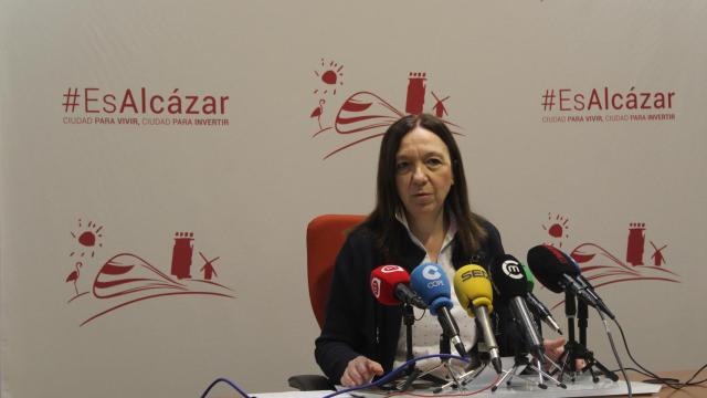 La alcaldesa de Alcázar, Rosa Melchor.