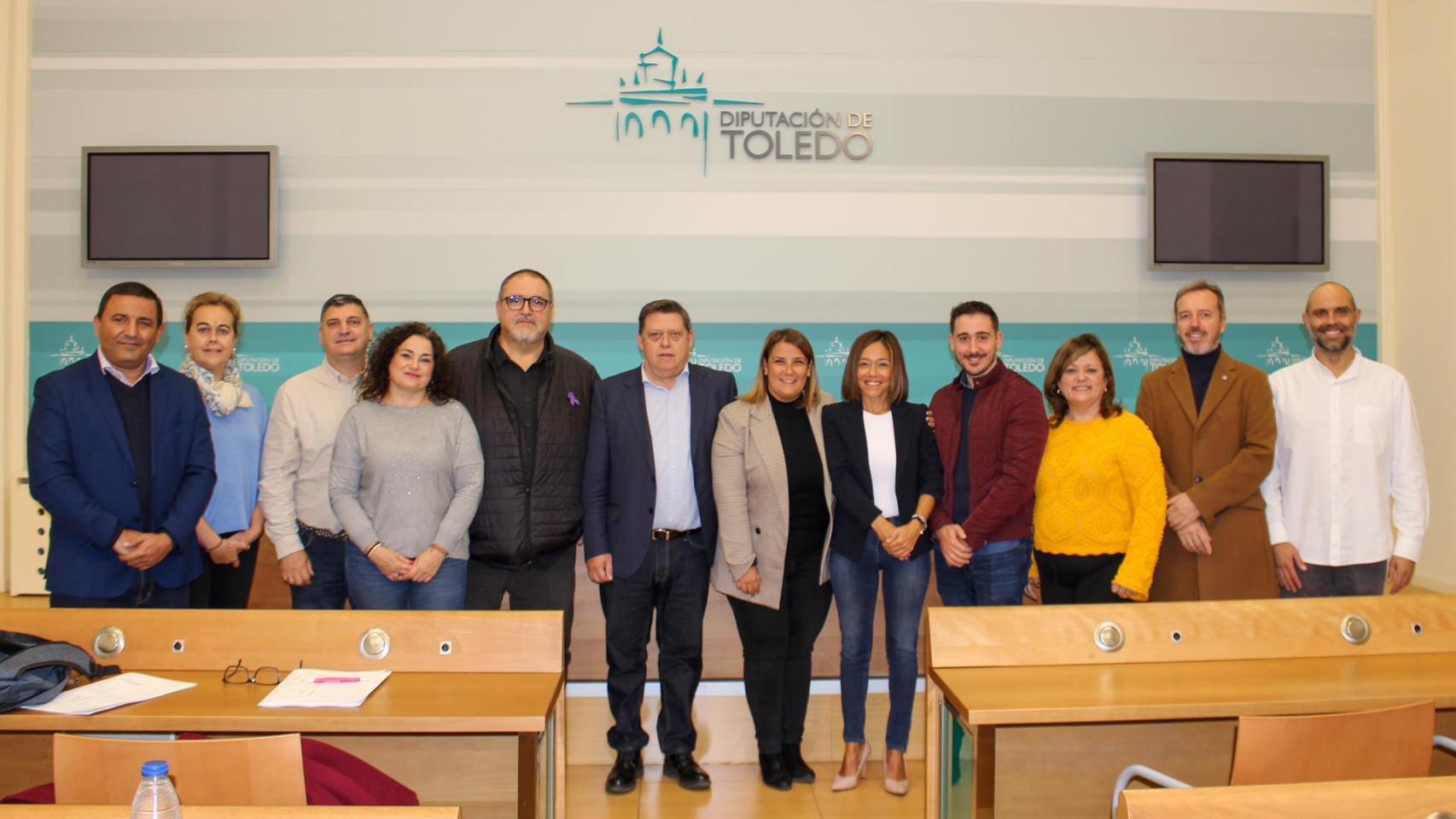 Grupo Socialista de la Diputación de Toledo. Foto: PSOE.