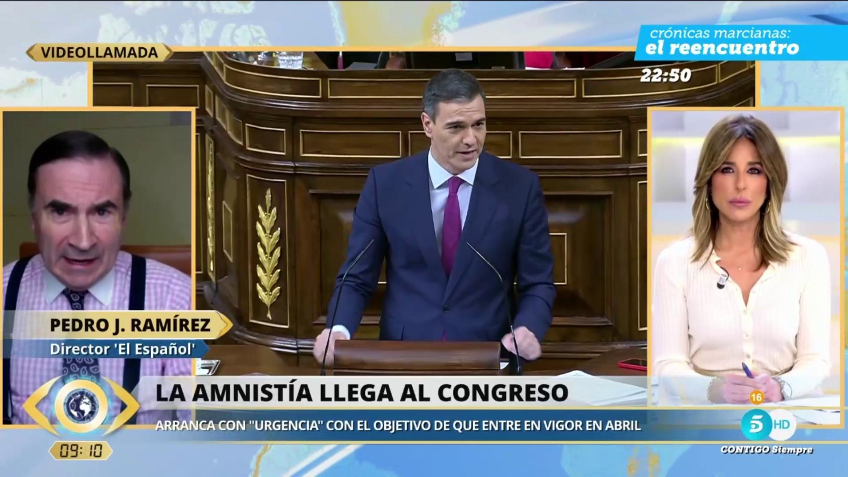 Pedro J. Ramírez este martes en 'La Mirada Crítica'.