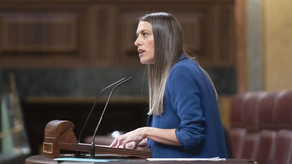 La portavoz de Junts, Míriam Nogueras, el martes, en el Congreso de los Diputados.