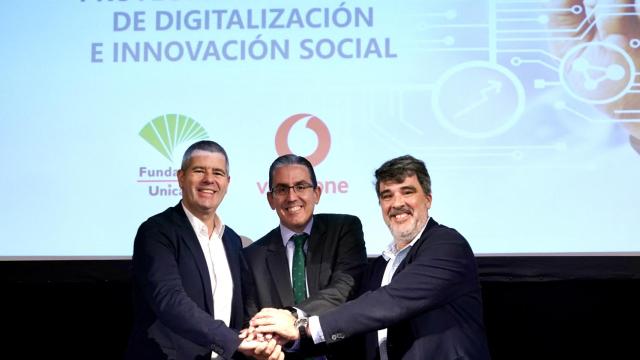 Justin Shields, Sergio Corral y Jesús Amores.