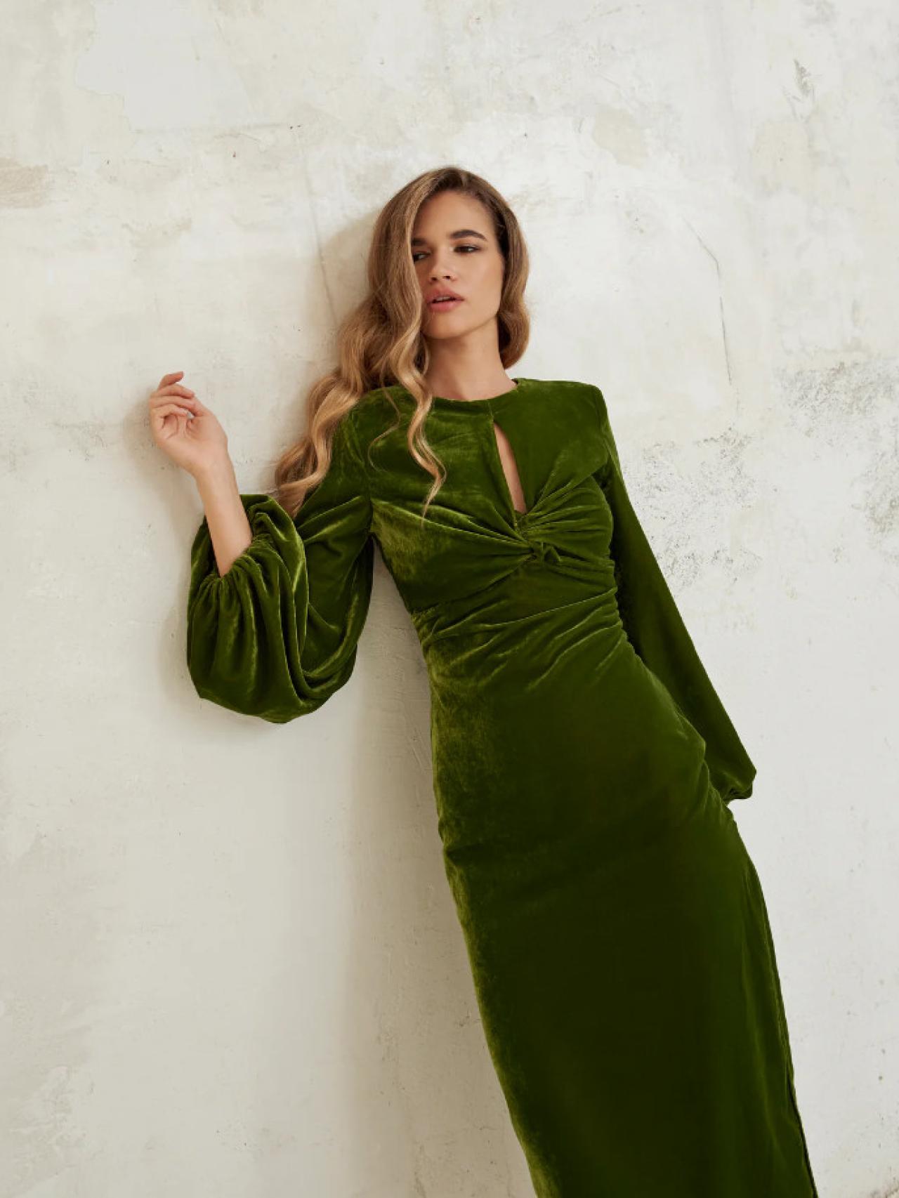 Vestido Florida Oliva