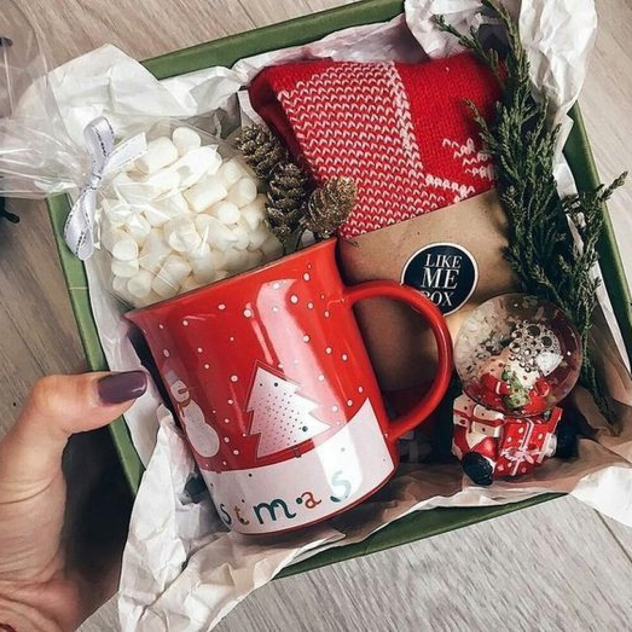 Idea de caja sorpresa para Navidad.