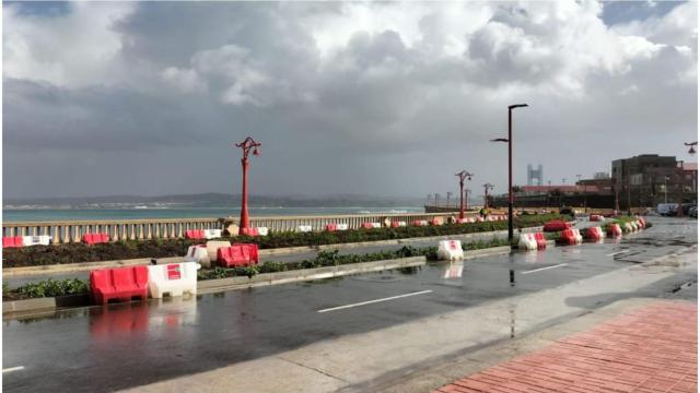 Obras del paseo marítimo de A Coruña