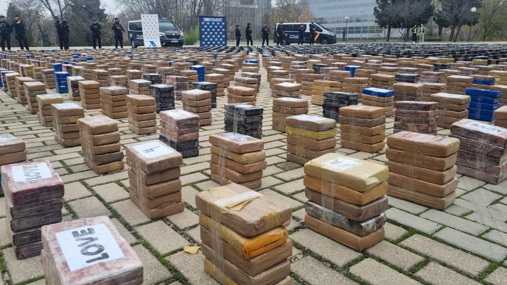 Imagen del alijo incautado.