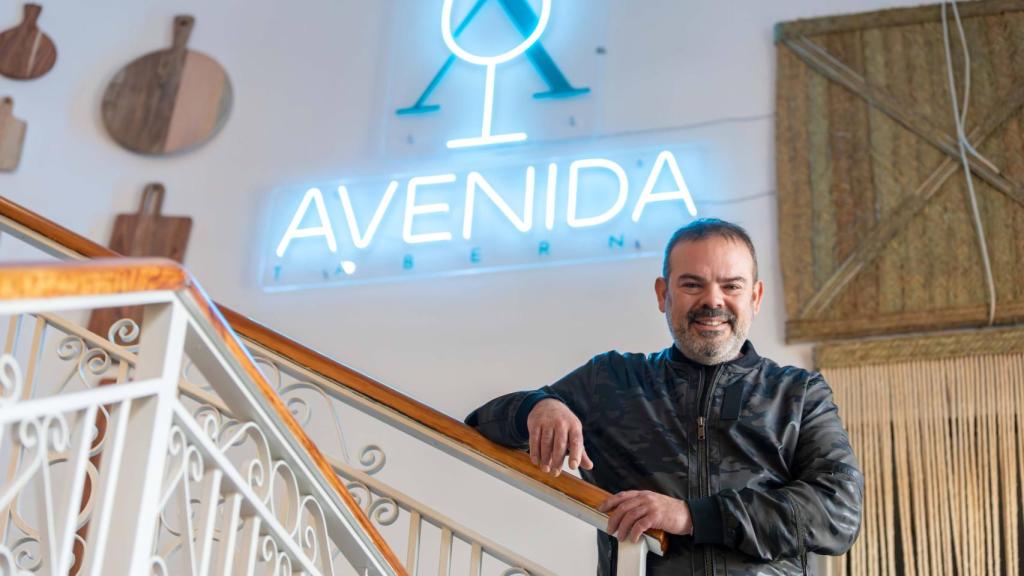 Raúl Sánchez, copropietario de la taberna 'Avenida'.
