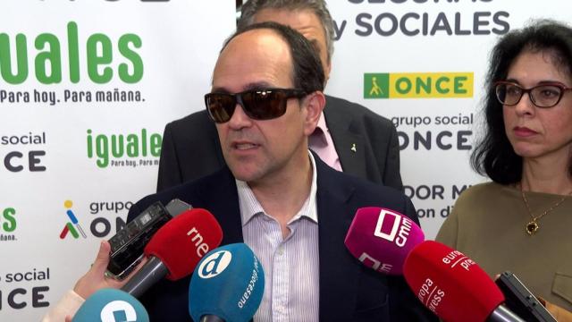El presidente del Consejo Territorial de la ONCE en Castilla-La Mancha, José Martínez