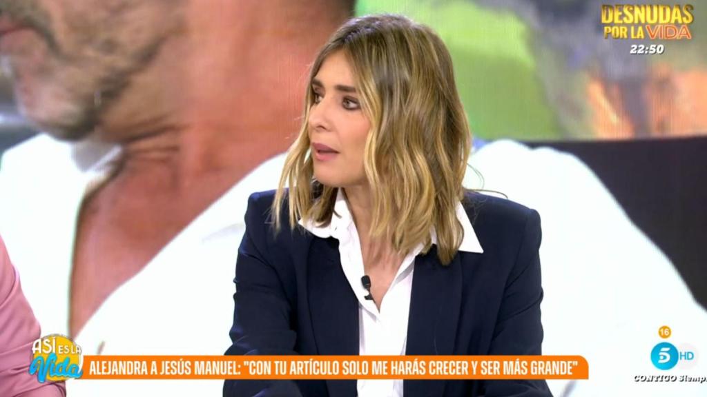 Sandra Barneda en 'Así es la vida'.