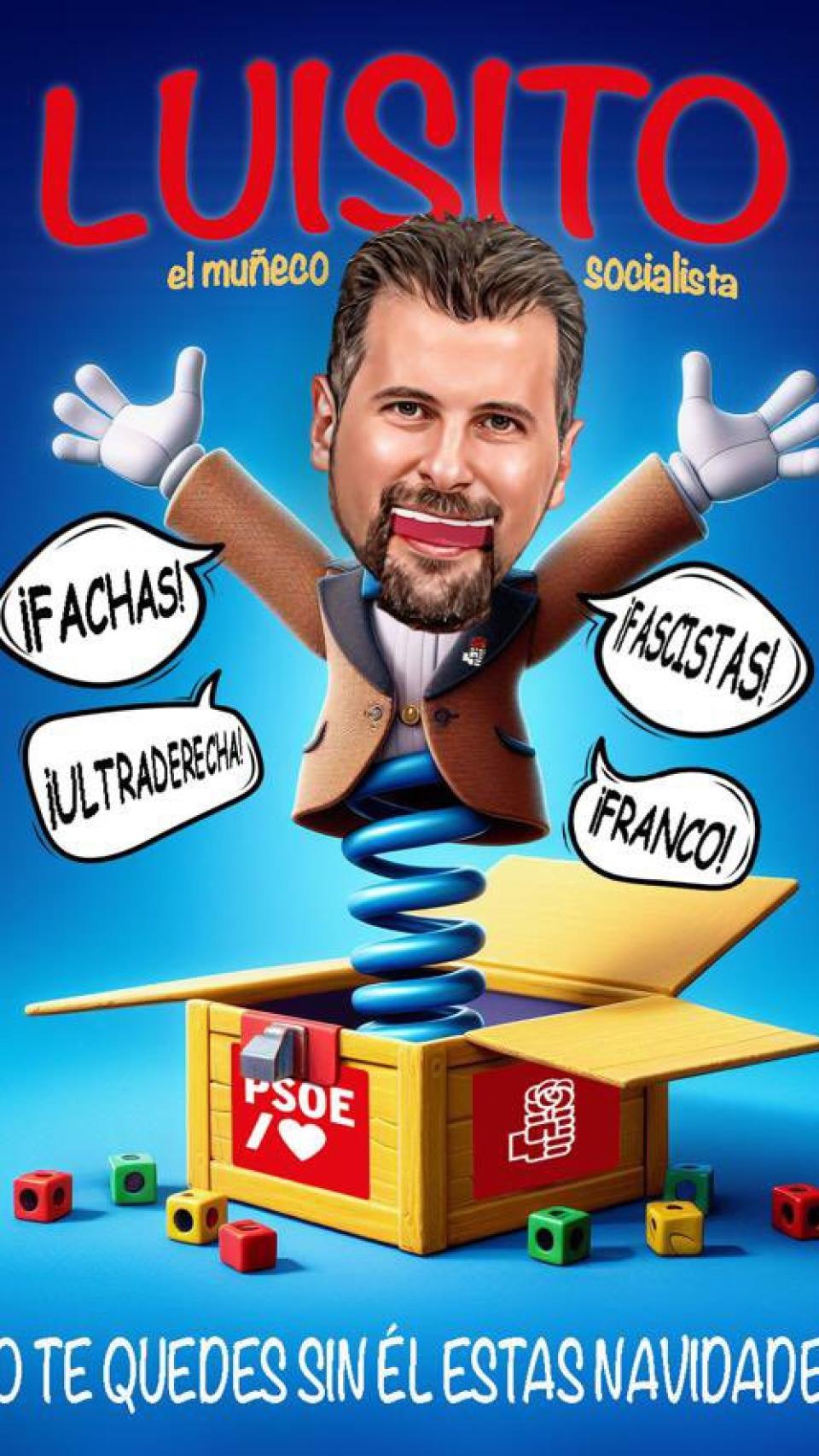 Mofa de Vox contra Tudanca publicada en X
