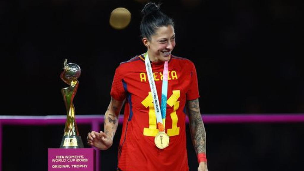 Jenni Hermoso, tras ganar el Mundial con España