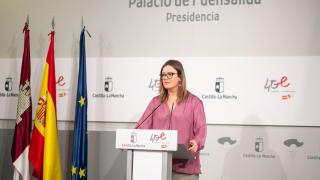 Esther Padilla, consejera portavoz del Gobierno de Castilla-La Mancha. Foto: JCCM.
