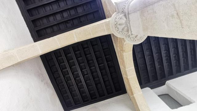 Forjado de la capilla del Hospital Real, en Granada.