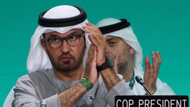 El Sultán Ahmed Al Jaber, en una imagen de archivo como presidente de la COP 28.