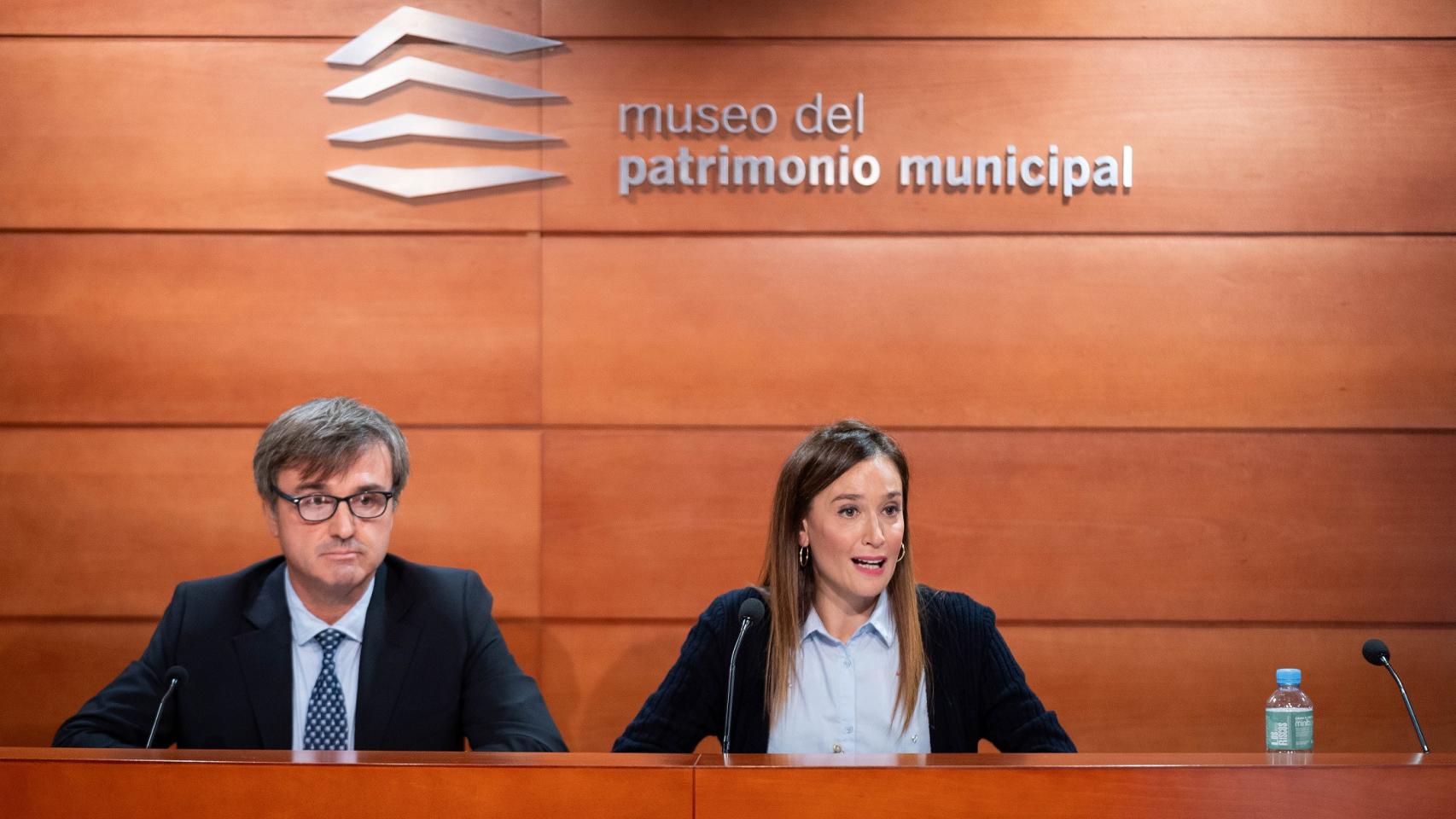 Los concejales Avelino Barrionuevo y Elisa Pérez de Siles.