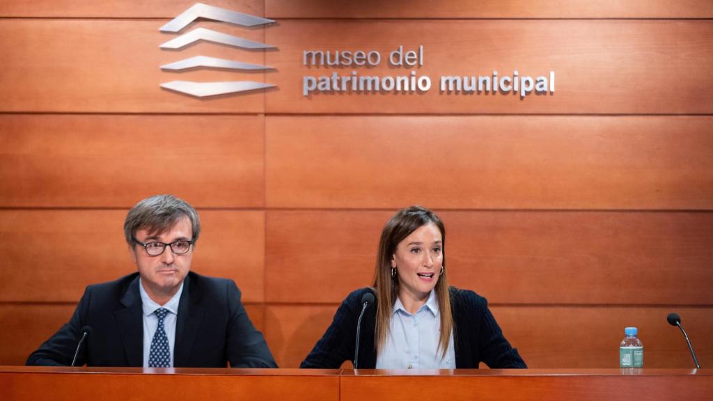 Los concejales Avelino Barrionuevo y Elisa Pérez de Siles.