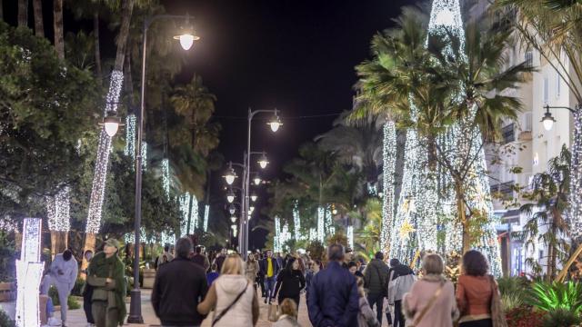 Una calle de Estepona.