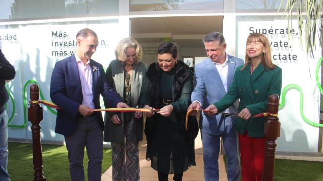 Un momento de la inauguración.