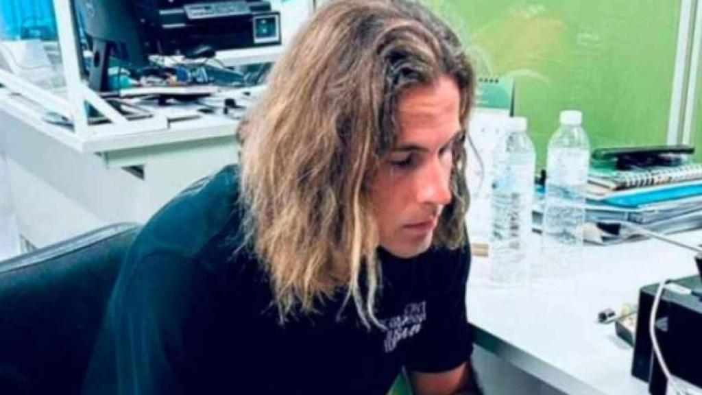 El hijo de Rodolfo Sancho declarando.