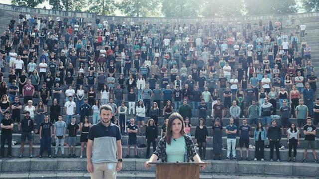 Acto del Gazte Koordinadora Sozialista (GKS) en San Sebastián